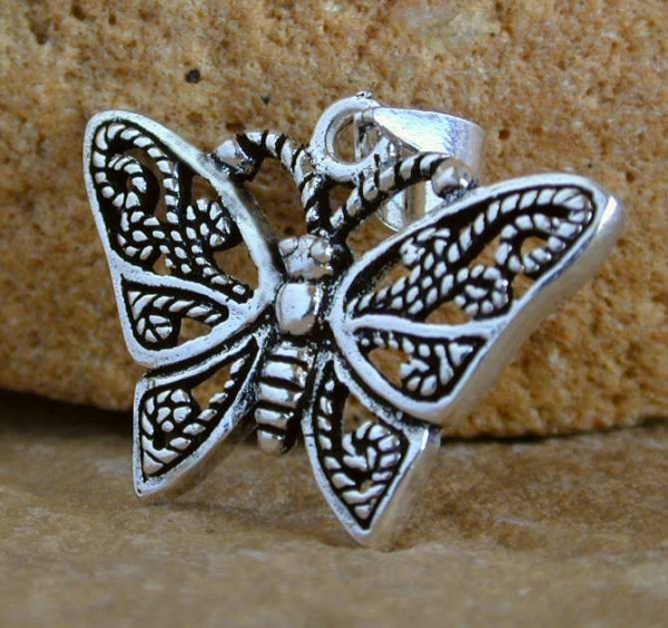 Schöner Schmetterling Silber 925 Anhänger